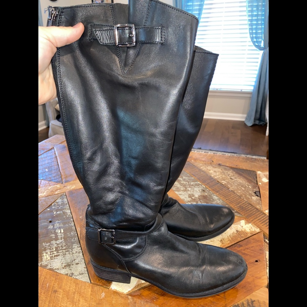Sam Edelman black knee boots